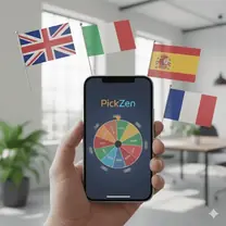 Name picker wheel